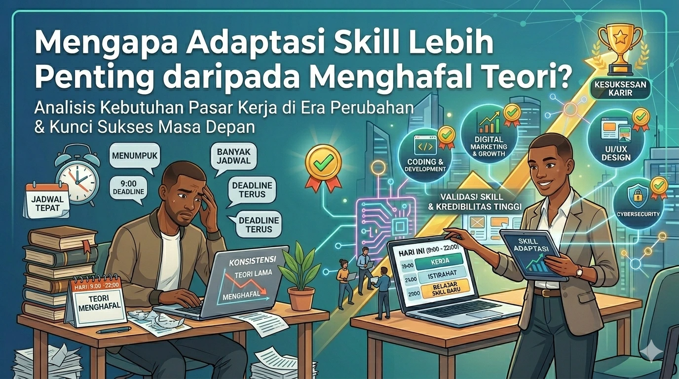 Mengapa Adaptasi Skill Lebih Penting daripada Menghafal Teori?