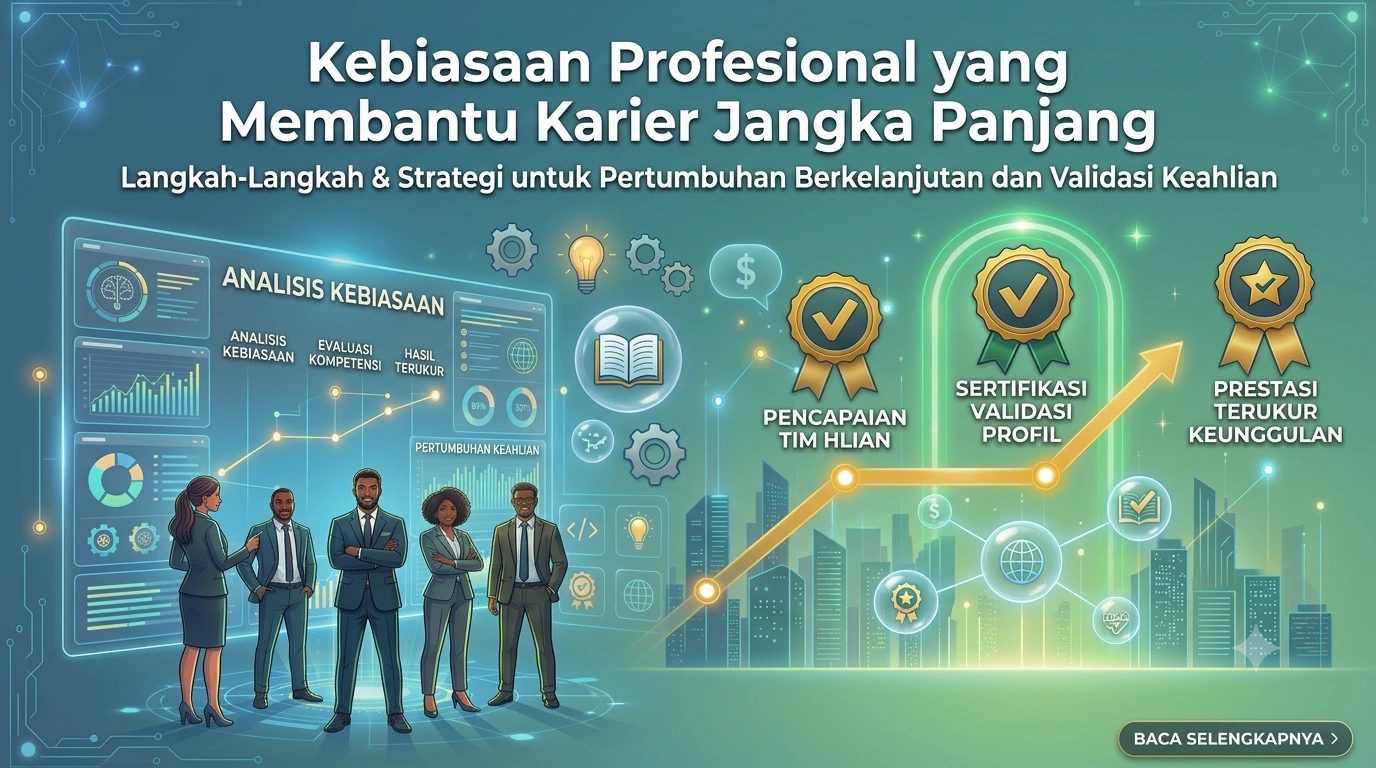 Kebiasaan Profesional yang Membantu Karier Jangka Panjang