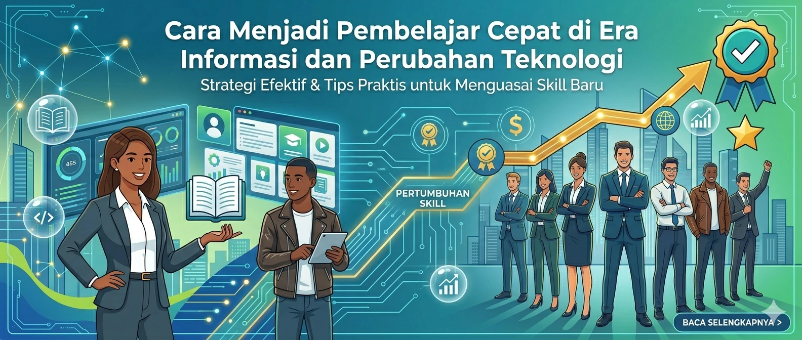 Cara Menjadi Pembelajar Cepat di Era Informasi dan Perubahan Teknologi